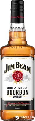 Віскі Jim Beam White 4 роки витримки 0.7 л 40%