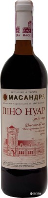 Вино Масандра Піно Нуар Дель Мар червоне напівсолодке 0.75 л 9-13%