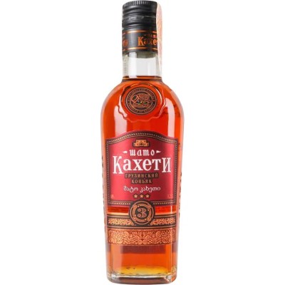 Коньяк Шато Кахеті 3 зірочки, 40% 0,25 л