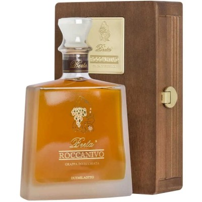 Граппа Distillerie Berta Roccanivo, 43%, в подарунковій упаковці, 0,7 л