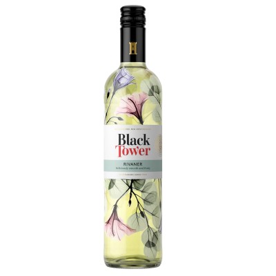 Вино Reh Kendermann Black Tower Rivaner, біле напівсухе, 9,5%, 0,75 л