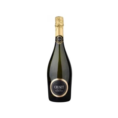 Ігристе вино Les Grands Chais Cruset Blanc de Blanc, біле, сухе, 11%, 0,75 л