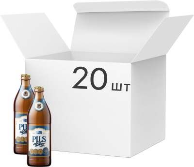 Пиво Will Brau Pils deLuxe світле фільтроване 4.9% 0.5 л х 20 шт