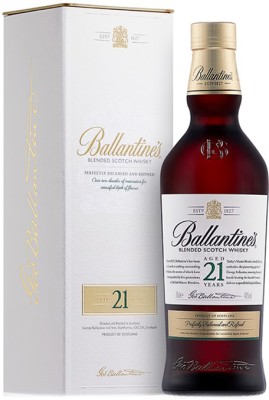 Віскі Ballantine's 21 рік 0.7 л 40% в подарунковій упаковці