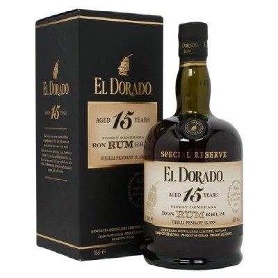 Ром El Dorado 15 yo, у подарунковій коробці, 43%, 0,7 л