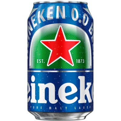 Пиво безалкогольне Heineken, світле, з/б, 0,33 л