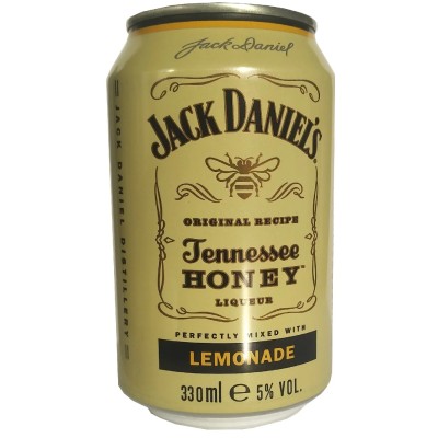 Напій алкогольний Jack Daniel's Honey Whisky-Lemonade, з/б, 5%, 0,33 л