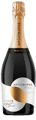 Вино ігристе Apostrophe біле напівсолодке 0.75 л 10–13.3%