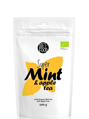 Органічний м'ятний чай з яблуком Diet-Food, Mipama, 100г