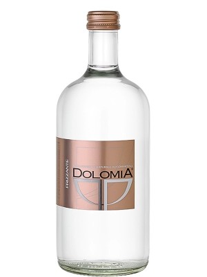 Мінеральна вода Доломія, Ексклюзив Фрізанте / Dolomia, Exclusive Frizzante, газ, скло, 0.5л