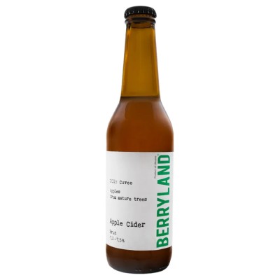 Сидр Berryland Cuvee Brut Яблучний, 7-7,5%, 0,33 л
