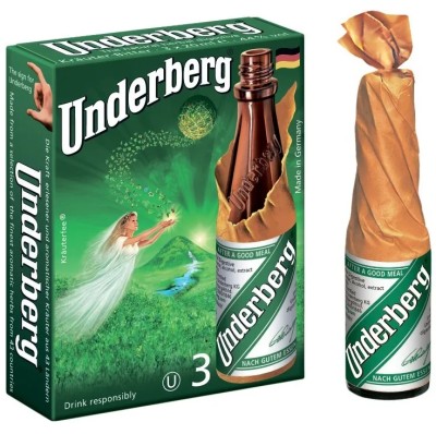Настоянка Underberg, 44%, 0,06 л (3 шт. по 0,02 л)