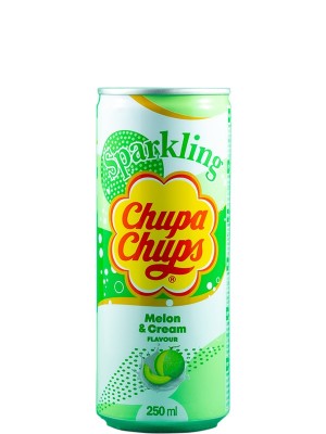 Напій газований Диня з вершками, Чупа Чупс / Melon Cream, Chupa Chups, 0.25л