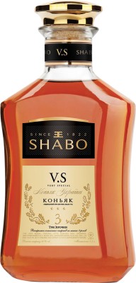 Бренді України Shabo V.S. три зірки 0.5 л 40%