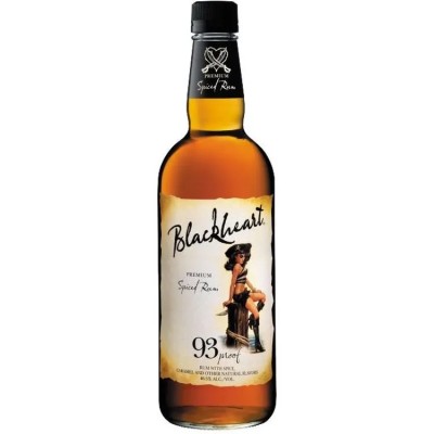 Ром Heaven Hill Distilleries Blackheart Premium Spiced Rum, 46,5%, 0,75 л
