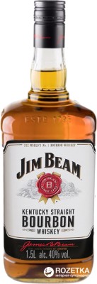 Віскі Jim Beam White 4 роки витримки 1.5 л 40%