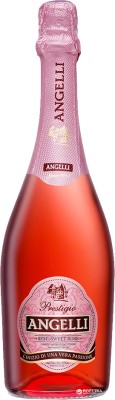 Вино ігристе Prestigio Angelli рожеве напівсолодке 0.75 л 10-13.5%