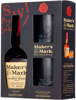 Віскі Maker's Mark 0.7 л 45% + 2 склянки
