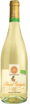 Вино Montespada Піно Гріджіо біле сухе органічне 0.75 л 12.5%