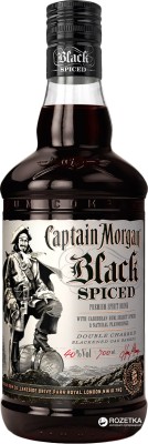 Ромовий напій Captain Morgan Spiced Black 0.7 л 40%