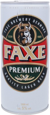 Пиво Faxe Premium світле фільтроване 5% 1 л