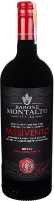 Вино Montalto Rosso Passivento Terre Siciliane IGP червоне напівсухе 0.75 л 13.5%
