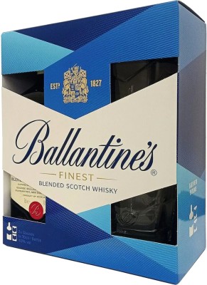 Віскі Ballantine's Finest 0.7 л 40% + 2 келихи