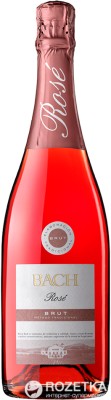 Вино ігристе Сava Bach Rose Brut рожеве сухе 0.75 л 12%