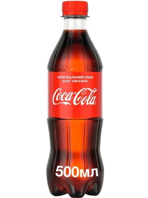 Напій Кока-Кола / Coca-Cola, ПЕТ, 0.5л