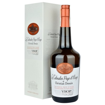 Кальвадос Christian Drouin Pale&Dry VSOP, у подарунковій упаковці, 40%, 0,7 л