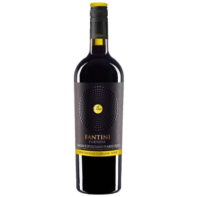 Вино Fantini Farnese Montepulciano d'Abruzzo Biologico, червоне, органічне, сухе, 13,5%, 0,75 л