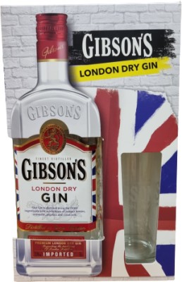 Джин Gibson's London Dry 0.7 л 37.5% + келих