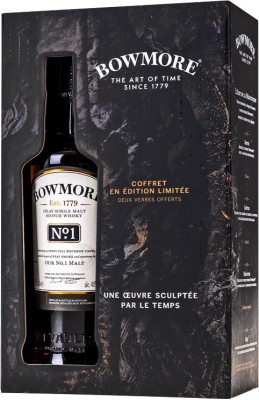 Віскі Bowmore №1 з двома склянками 0.7 л 40%