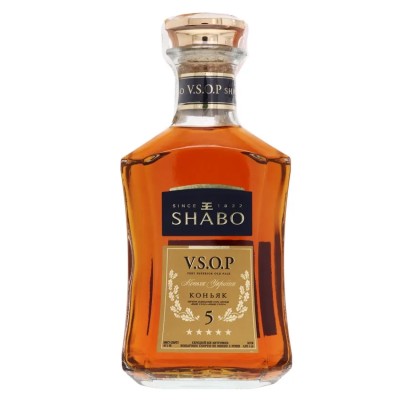 Коньяк України Shabo V.S.O.P. 5 зірок, 40%, 0,375 л