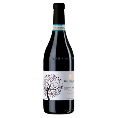 Вино Bel Colle Barbera d´Alba DOC, червоне, сухе, 15%, 0,75 л