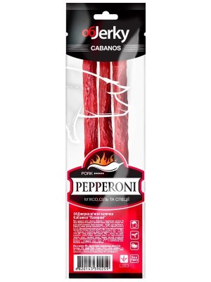 М'ясні Снеки Кабанос Пепероні Objerky, 40г