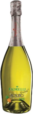Винний напій ігристий ароматизований Коктейль Fiorelli Moscato Ananas золотистий солодкий 0.75 л 6.5%
