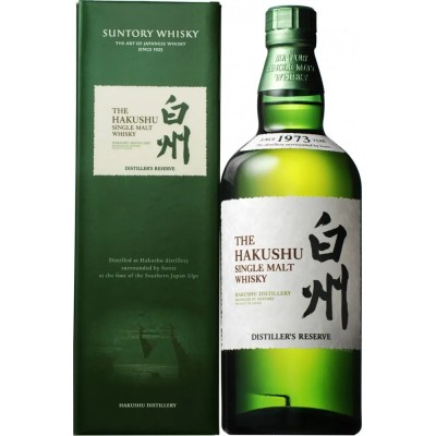 Віскі Suntory Hakushu Distiller's Reserve Single Malt Japanese Whisky, 0,7, у подарунковій упаковці