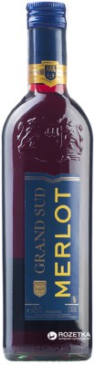 Вино Grand Sud Merlot червоне сухе 0.25 л 13%