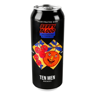Пиво Ten Men Brewery LingonberryOrange напівтемнне