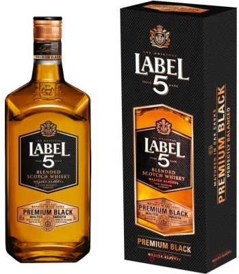 Віскі Label 5 Premium Black 0.7 л 40% у подарунковому пакованні