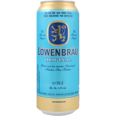 Пиво Lowenbrau Original, світле, 5,2%, з/б, 0,5 л