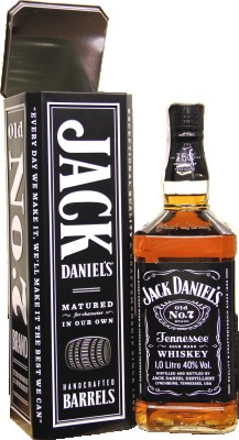 Віскі Jack Daniel's 1л 40% в металевій коробці