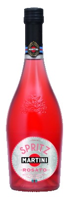 Коктейль винний ігристий Martini Spritz Rosato рожеве напівсолодке 0.75 л 8%