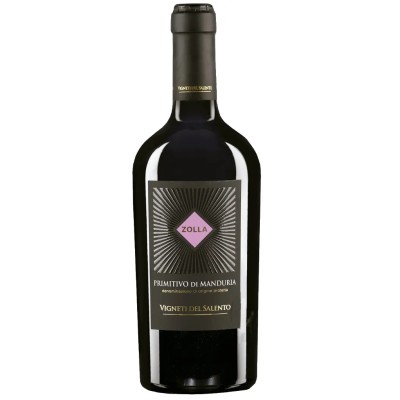 Вино Fantini Farnese Zolla Primitivo di Manduria, червоне, напівсухе, 14,5%, 0,75 л