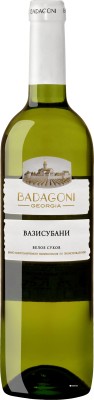 Вино Бадагони Вазісубані біле сухе 0.75 л 12%