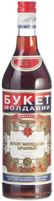 Вино ароматизоване Букет Молдавії Червоний червоне солодке 16% 0.5 л