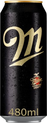 Пиво Miller Genuine Draft світле фільтроване 4.7% 0.48 л