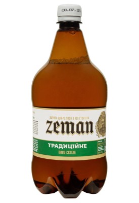 Пиво Земан Традиційне 4,5% світле 1 л