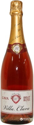 Вино ігристе Villa Clara Cava Brut Rose рожеве сухе 0.75 л 11.5%